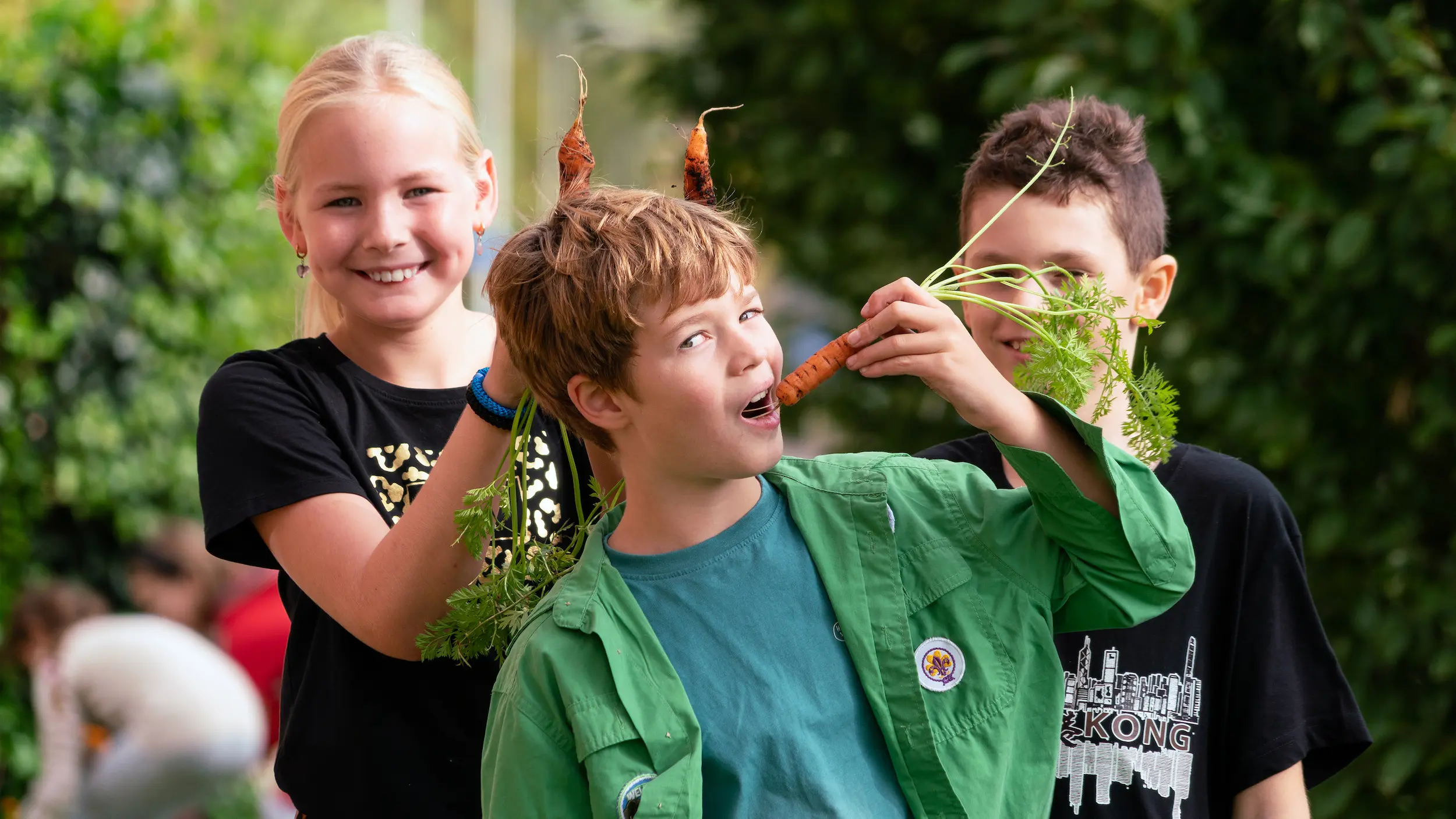 gouden wortelzaadje week van de schooltuin 2024